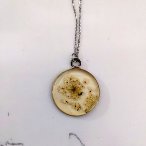 Pressed Flower Resin Necklace